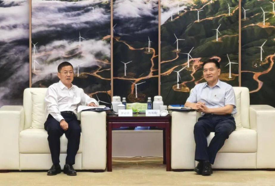 中國能建羅必雄拜訪國家電投黨組成員、副總經理陳海斌